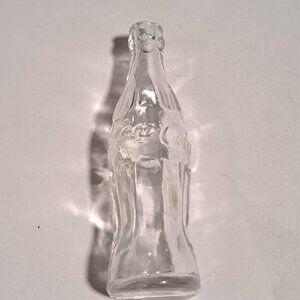 mini glass hollow bottle of coca cola